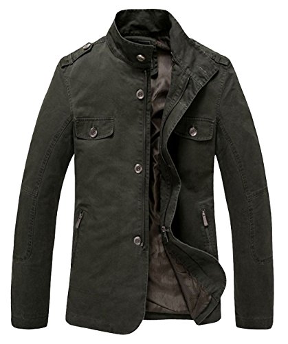 Wantdo Men's Cotton Lightweight Jacket
