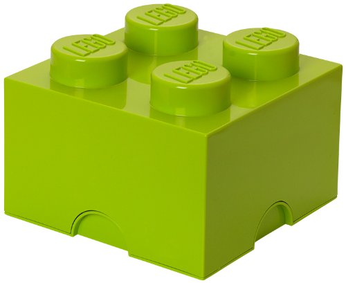lego friends storage brick 4, lime green