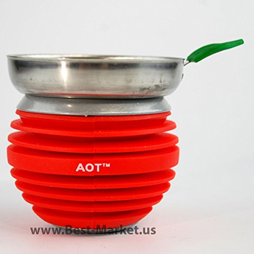 Algopix Similar Product 3 - Apple on Top Hookah Bowl Red