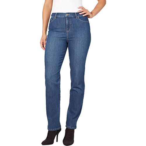 Gloria Vanderbilt Women's Amanda Tapered Leg Jean in Medium Blue Wash