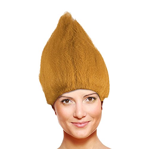 SecondSkin Troll Costume Wig - Yellow