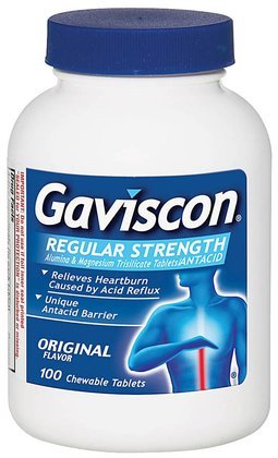 Gaviscon Regular Strength 100 Tablets