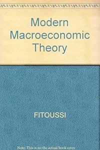 Modern macroeconomic theory by European University Institute