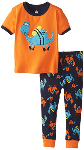 

Petit Lem Baby Boys' Dino Short Sleeve Sleep Set