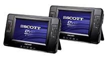 Scott TSX 712 TWIN Car DVD Player (17,7 cm TFT Display, USB/SD, Fernbedienung) schwarz