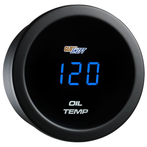 

GlowShift Blue Digital LED Oil Temperature Gauge