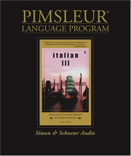 Italian III - 1st Ed. Rev. by Pimsleur