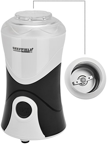 Sheffield Classic Sh-1007 Instant Masala Grinder (White & Black)