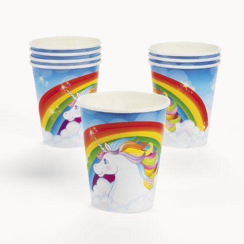 Unicorn Rainbow Cups (8 pc)