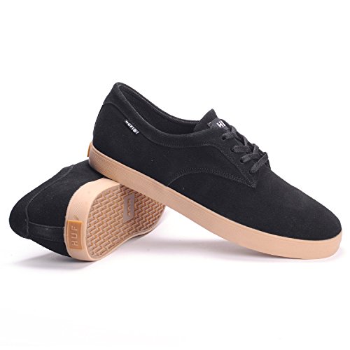 HUF Sutter (Black/Gum) Men's Skate Shoes