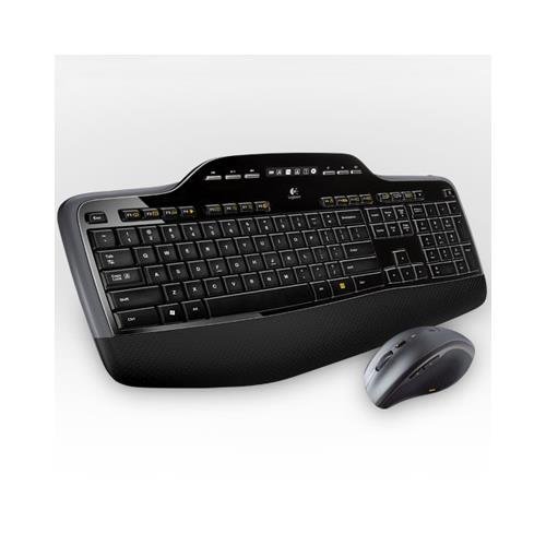 

Logitech Wireless Desktop MK710 Keyboard & Pointing Device Kit - USB Wireless Keyboard - USB Wireless Mouse 920-002416