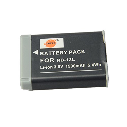 

DSTE® NB-13L Replacement Li-ion Battery for Canon PowerShot G7X Digital Camera as NB13L