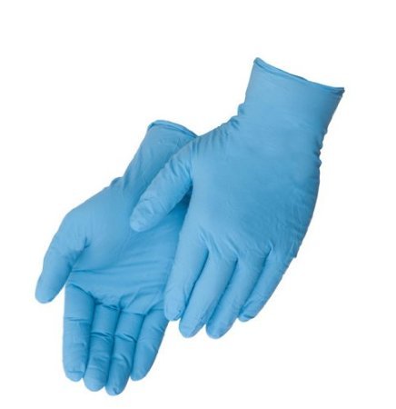 Liberty Glove - Duraskin - T2010W Nitrile Industrial Glove, Powder Free, Disposable, 4 mil Thickness, X-Large, Blue Box of 100 (2-Pack)