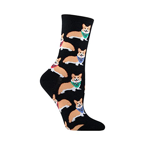 Socksmith Women's Corgi Novelty Crew Socks