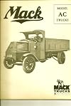 Mack Model AC Trucks Catalog Number 36