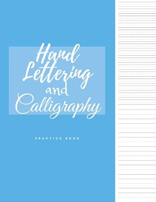 Hand Lettering and Calligraphy Practice Book: Dashed Line Handwriting Practice Paper / Penmanship Paper - (55 Pages) 15 Lines and 7 Lines per Page (55 Pages) / 110 Pages