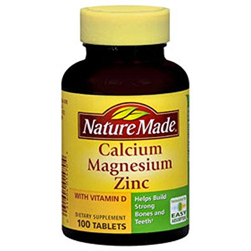 nature made calcium magnesium zinc and vitamin d3 100 tablets