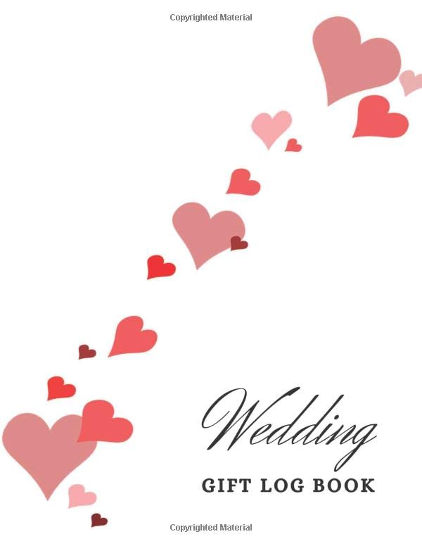 Gift Log Book Wedding: Gift Log Book Wedding Organizer | Bridal Shower Gift Record Book | Bridal Memory Book | Present Receipt log | Keepsake for Bridal Shower, Wedding Party by Gift Log MQK Publishing