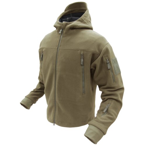 Seirra Hooded Fleece Jacket (Black)