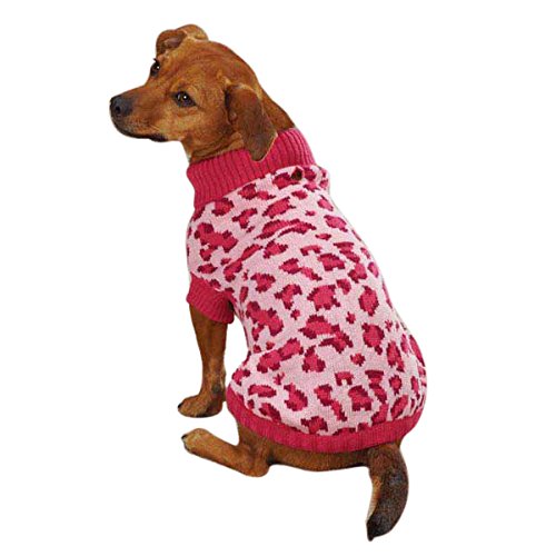 

ESC Vibrant Leopard Pet Sweater - Raspberry