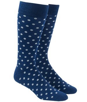 Circuit Dots Men's Cotton Blend Dress Socks