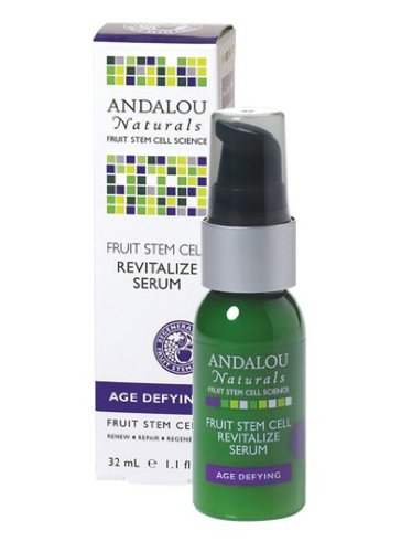 Andalou Naturals Fruit Stem Cell Revitalize Serum with Resveratrol Q10, 1.1 Ounce
