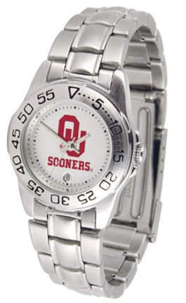 

NCAA Oklahoma Sooners Ladies Gameday Sport Watch with Stainless Steel Band