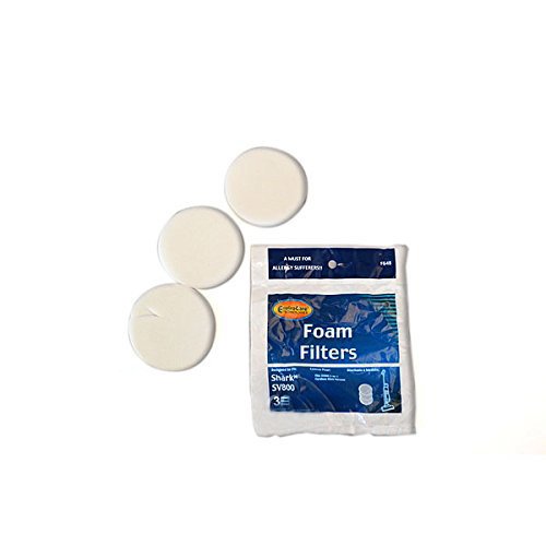 Shark SV800 Cordless Stick Vacuum Filter Dust Cup 3PK # F648, XF800W