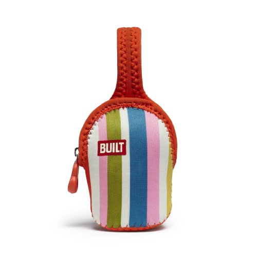 Built Paci-Finder Baby Double Pacifier Holder, Pink Stripe