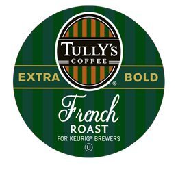 Tully's Coffee French Roast Extra Bold, K-Cup for Keurig Brewers 96 Count