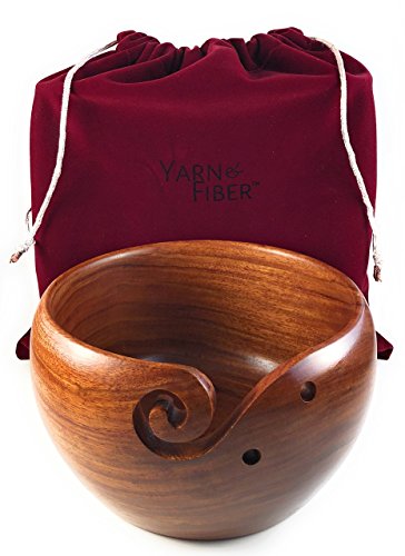Algopix Similar Product 18 - Yarn  Fiber Premium Yarn Bowl  Large