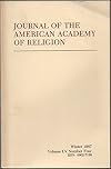 Journal of the American Academy of Religion, vol. LV, no. 4, Winter 1987