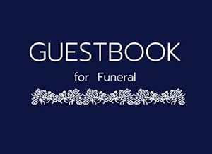 GUESTBOOK for Funeral: funeral guest book blue theme by Tosapol Praserttechato