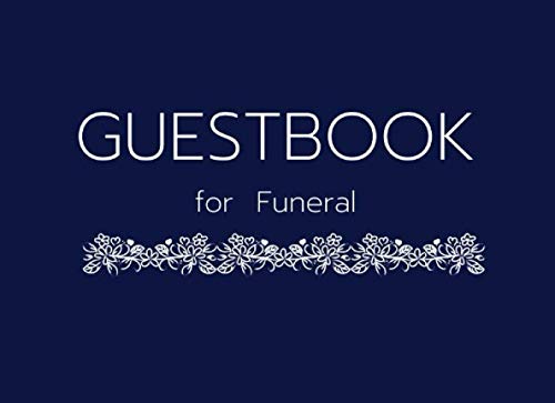 GUESTBOOK for Funeral: funeral guest book blue theme by Tosapol Praserttechato