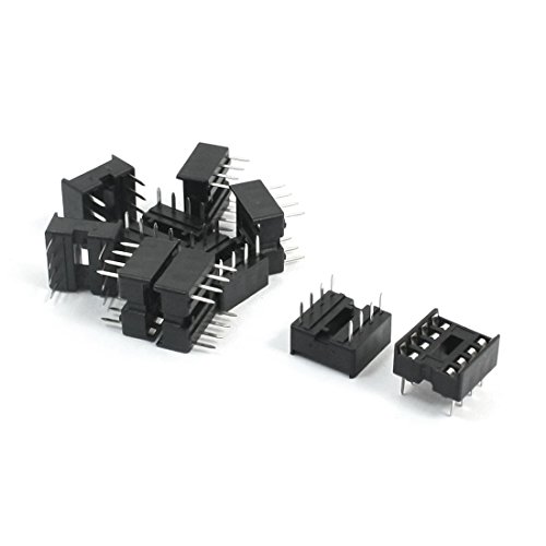 Algopix Similar Product 12 - uxcell 10pcs 8P 8Pins 254mm DIP IC PCB