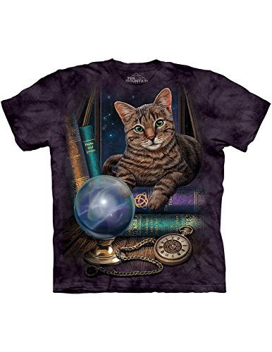 Cat, Crystal Ball, Timepiece Fortune Teller Lisa Parker T-Shirt