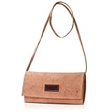 Dux Design Cork Clutch Special Occasion Handbag Green Natural Beige