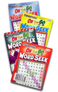 Pocket Word Search Puzzle-4 Pack