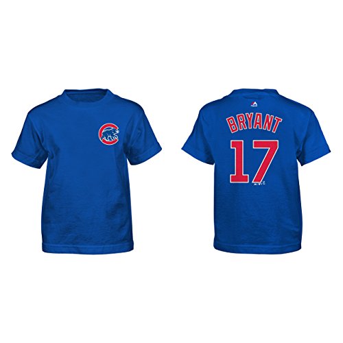 Kris Bryant Toddler Chicago Cubs Blue Name and Number Jersey T-shirt