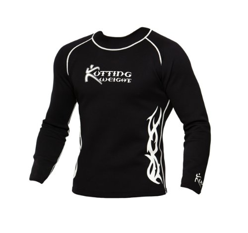 Kutting Weight Men's Neoprene Weight Loss Sauna Shirt Long Sleeve