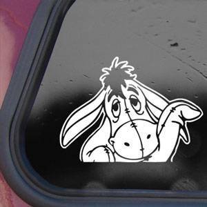 EEYORE White Sticker Decal DONKEY DISNEY POOH WINNIE Wall White Sticker Decal