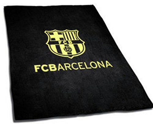 + MANTA POLAR GRANDE FC BARCELONA TEMPORADA 2017, NUEVA!! (Fondo negro)170X130CM + PACK calcetines Regalitos TV!!