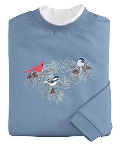 Chickadees & Cardinal Sweatshirt