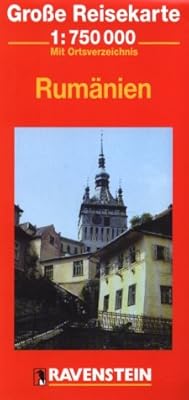Romania: Road Map With Separate Index 1:750,000