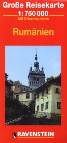 Romania: Road Map With Separate Index 1:750,000 by Ravenstein Verlag