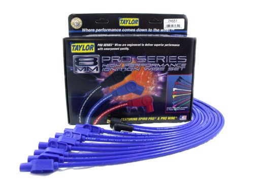 

Taylor Cable 74651 Spiro-Pro Blue Spark Plug Wire Set