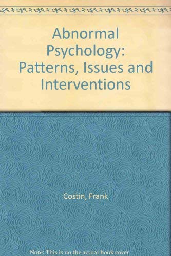 Abnormal Psychology by Frank Costin