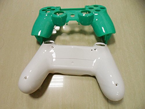 

Green+White Replace Housing Shell Case Cover Compatible for PlayStation PS 4 PS4 Controller DualShock 4