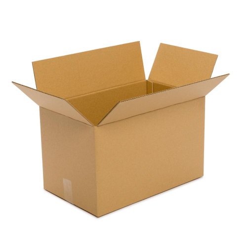 Pratt PRA0115 Recycled Corrugated Cardboard Single Wall Standard Box with C Flute, 20