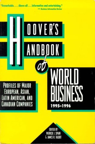 Hoover's Handbook of World Business, 1995-1996 (HOOVER'S GLOBAL 250) by Gary Hoover